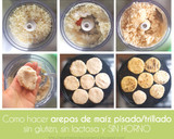 Foto del paso 2 de la receta: Arepas de maíz blanco pisado o trillado (Sin gluten, sin lactosa) Fáciles, rápidas y ECONÓMICAS!