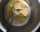 A picture of step 2 of Moondhal Laddus.