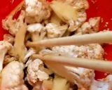 A picture of step 3 of Cauliflower salad with Japanese dressing.