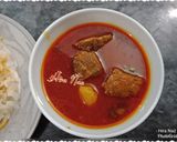 A picture of step 3 of Pulao_Gosht.