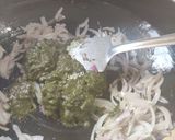 A picture of step 3 of Hariyali Pulao !!.