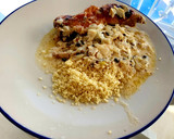 Foto del paso 6 de la receta: Contramuslos de pollo al horno en salsa cremosa de limón, ajo y mantequilla