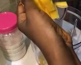 A picture of step 1 of Mango Lassi.