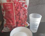 Une image de l'étape 1 de Sorbet framboise.