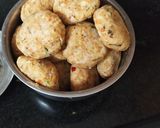A picture of step 4 of Crispy cutlets recipe with leftover rice and bread crumbs.