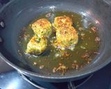 A picture of step 4 of Maharashtrian Paneer Thecha.