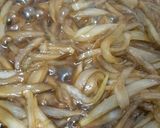 Foto del paso 5 de la receta: Zapallo coreano(Anco)con cebollas caramelizadas y queso azul