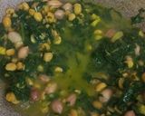 A picture of step 4 of Lasuni Palak.