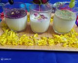 A picture of step 5 of Rangeen thandai.