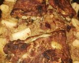 Savanyú káposzta ágyon sült pácolt mustáros oldalas recept fázis 4 fotója