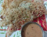 A picture of step 1 of Crispy Rava / Chita dosa.