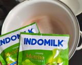 Foto langkah ke 3 dari resep Pusing Cokelat Vla Matcha.