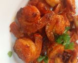 A picture of step 3 of Spicy prawns.