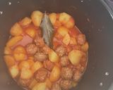 Une image de l'étape 3 de Pommes de terre boulettes au cookeo.