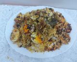A picture of step 6 of Chicken egg biryani.