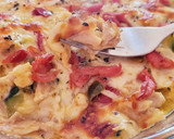 Foto del paso 12 de la receta: Gratinado de calabacín con pollo asado de aprovechamiento y más cositas 🍽