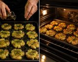 Foto del passaggio 1 della ricetta Sgombro Scottato con Patate alle Erbe, Spinacino Fresco e Salsa Tiepida di Ciliegie e Cipollotti