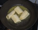 Foto langkah ke 3 dari resep Pisang Bakar Manis Cokelat Teflon.