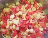 Lecsós, füstös csirkemell recept fázis 2 fotója