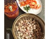 Foto langkah ke 1 dari resep Sambal cumi masak daun melinjo.