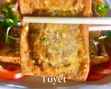 Hình bước làm 5 của món Tàu hủ nhồi thịt chiên
