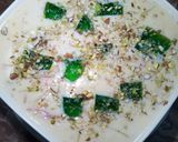 A picture of step 9 of Colored Vermicelli Custard With Banana Jelly Flavor.