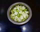 A picture of step 1 of Raw Mango Papad.