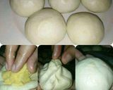 A picture of step 4 of Chana daal bhari kachori.