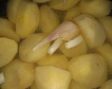 A picture of step 1 of Cold Potato Salad.