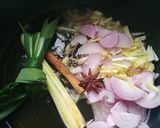 Gambar langkah 3 resipi Nasi Daging.