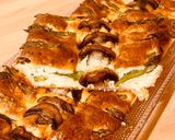 Foto del passaggio 4 della ricetta Quiche di asparagi e funghi