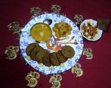 A picture of step 19 of Satvik Vrat Meal (Fasting Meal Platter).