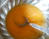 A picture of step 2 of Tiranga Pudding.