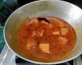 A picture of step 5 of Creamy Paneer Curry.