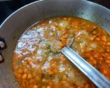 A picture of step 4 of Rava tomato upma.
