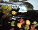 A picture of step 3 of Sizzling Fruits barbeque and Fruits and Nuts Sundue.