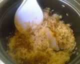 A picture of step 3 of Rice and Beans (Adapted for Electric Rice Cooker).