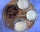 Gambar langkah 2 resipi Susu Oat Kurma #kurma.