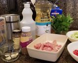A picture of step 1 of Thai Chicken.