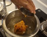 A picture of step 2 of Meva rice (jaggery) (dry fruits rice).