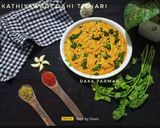 A picture of step 4 of Kathiyawadi Dahi Tikhari.