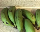 A picture of step 1 of Matoke(plantain) Ugandan style.