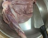 A picture of step 1 of Roast & Bake whole Mutton Leg (Bakray ki raan).