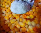A picture of step 1 of Corn Chaat.