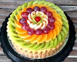 Foto langkah ke 5 dari resep Pie Buah Jumbo.