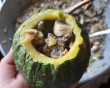 Foto del paso 3 de la receta: Zapallito relleno carne-champiñón