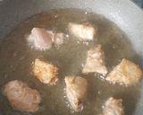 A picture of step 3 of Sweet and Sour Lychee Chicken.