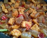 Foto langkah ke 6 dari resep Sambel Goreng Tahu Cecek.