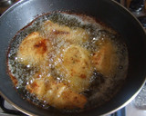 Foto del paso 3 de la receta: Pollo con rebozado doble con spaghetti a la albahaca