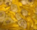 Bánh chuối hấp mít bước làm 4 hình